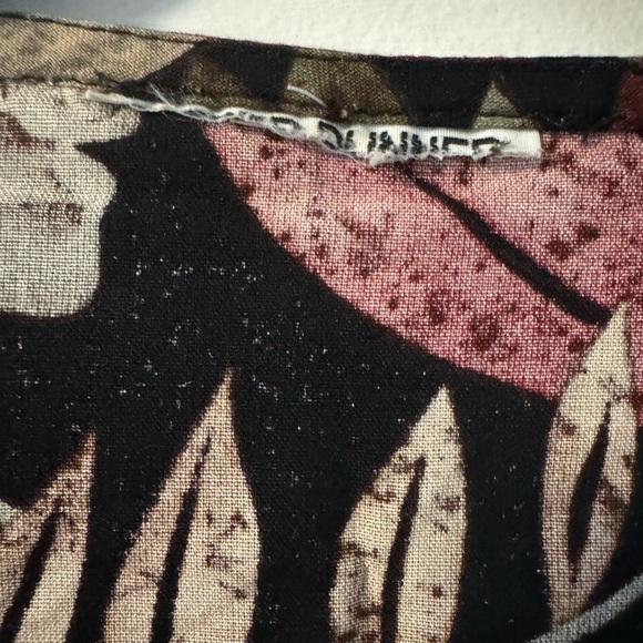 90’s Floral Fall Leaves Button Up Vest Grannycore Teachercore Preppy VTG Friends - Picture 5 of 11